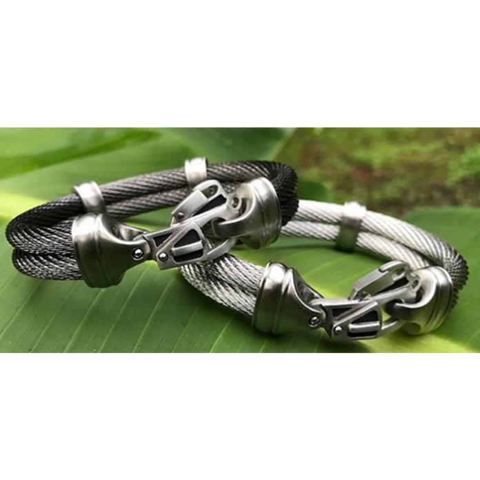 Double 2025 clasp bracelet
