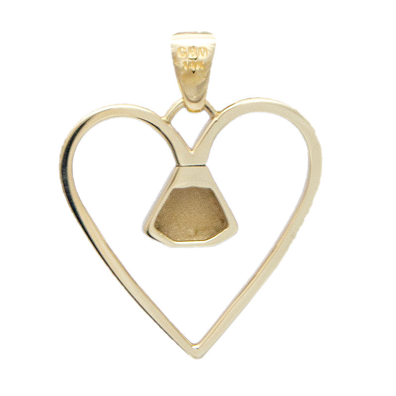 Equine14K .75" Pendant - Gold