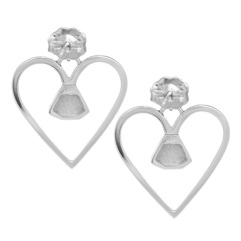 Equine .75" Dangle Earrings - Silver