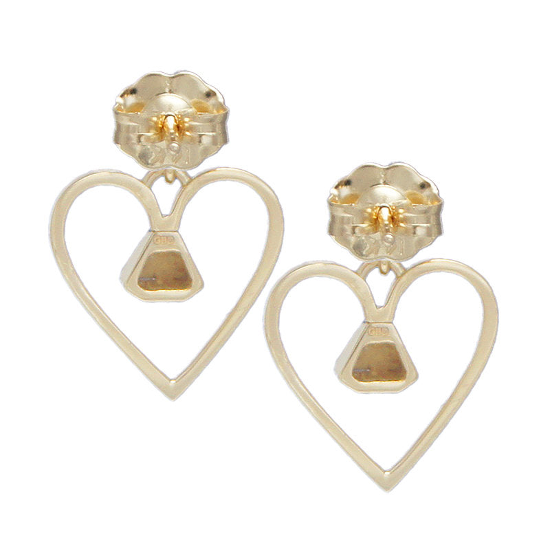 Equine14K .5" Dangle Earrings - Gold