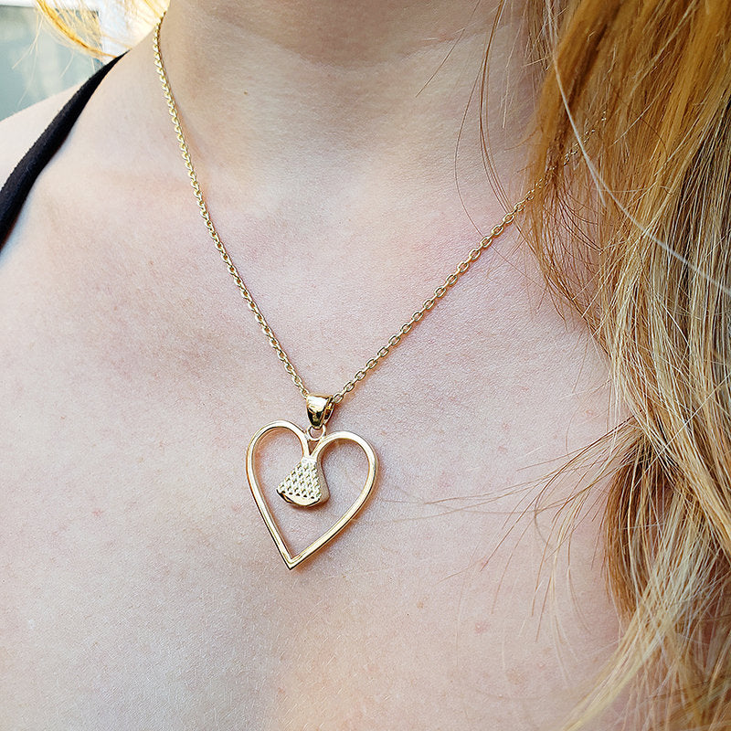 Equine14K 1" Pendant - Gold