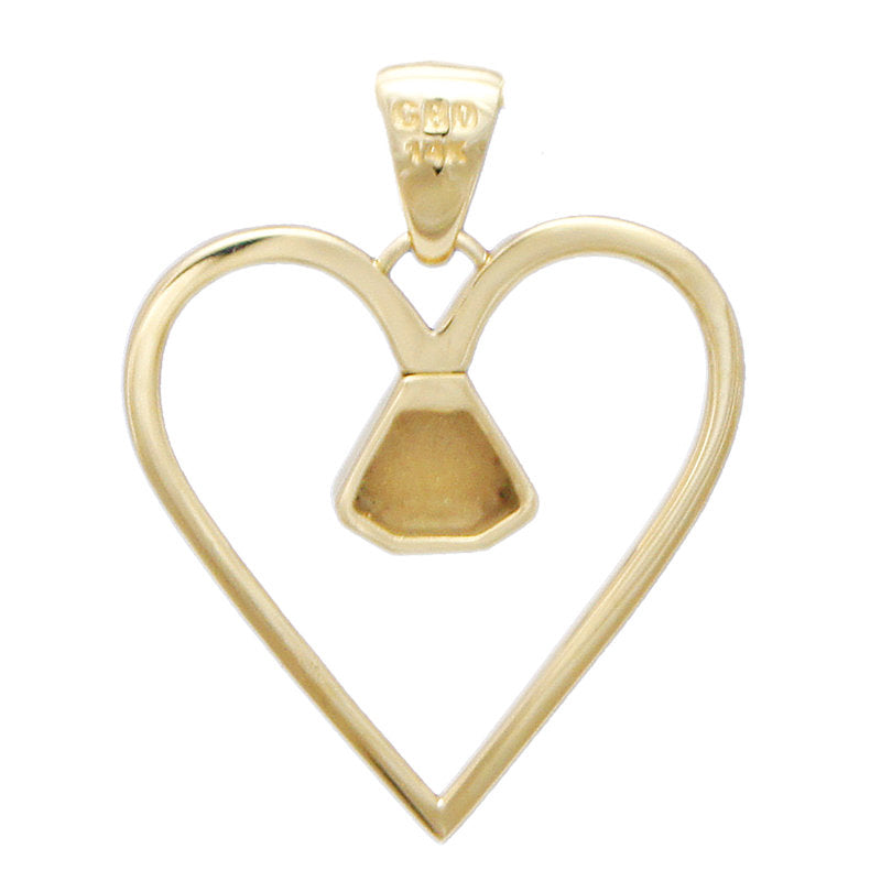 Equine14K 1" Pendant - Gold