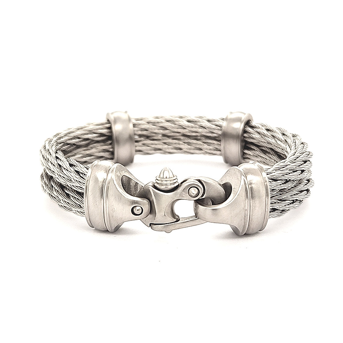 Nouveau Braid® 6.5mm Double Cable Bracelet with Mariner's Clasp®