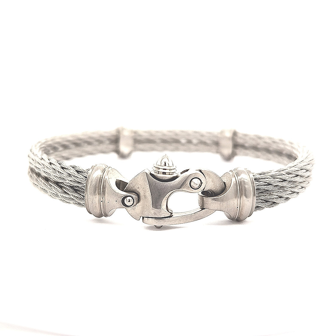 Nouveau Braid® 4.5mm Double Cable Bracelet with Mariner's Clasp®