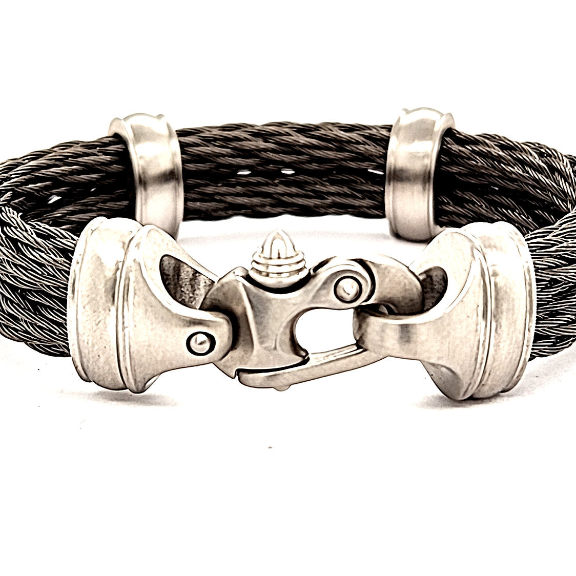 Nouveau Braid® 6.5mm Double Cable Bracelet with Mariner's Clasp®