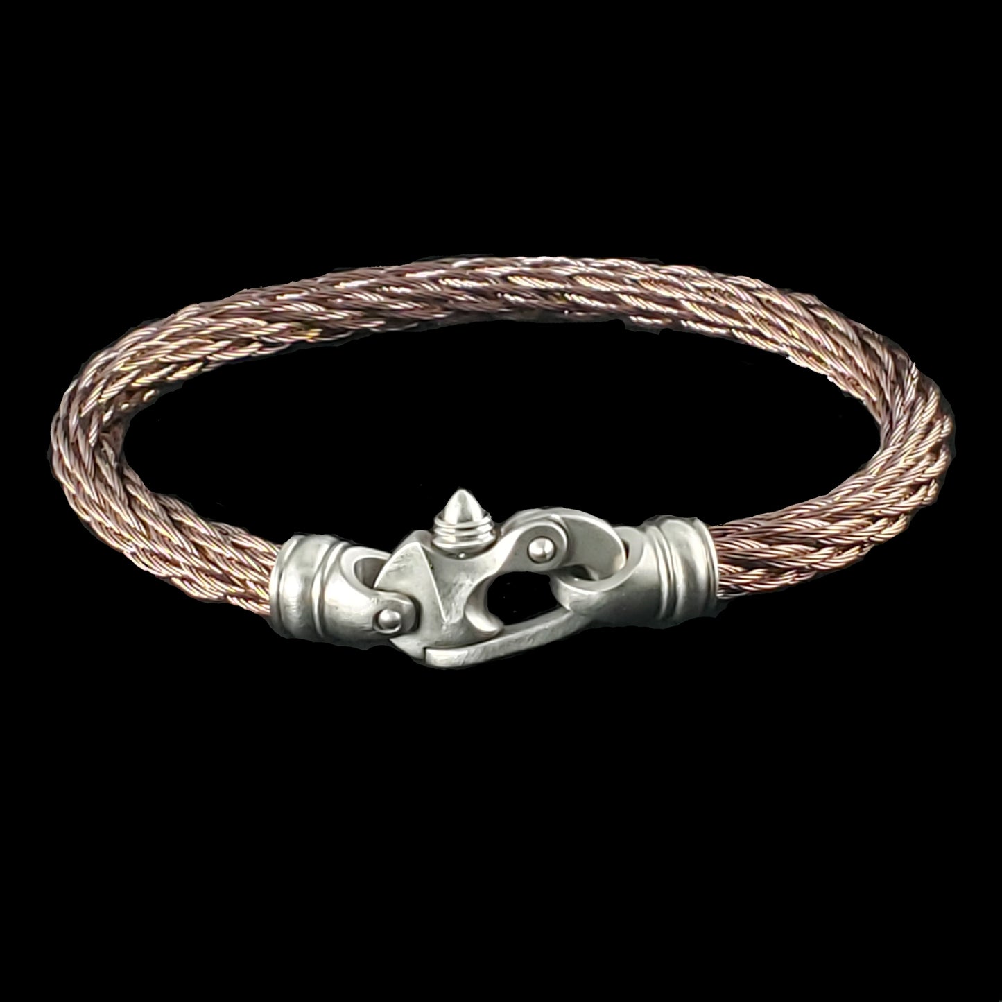 PVD Nouveau Braid® Cable Bracelet with Mariner's Clasp®