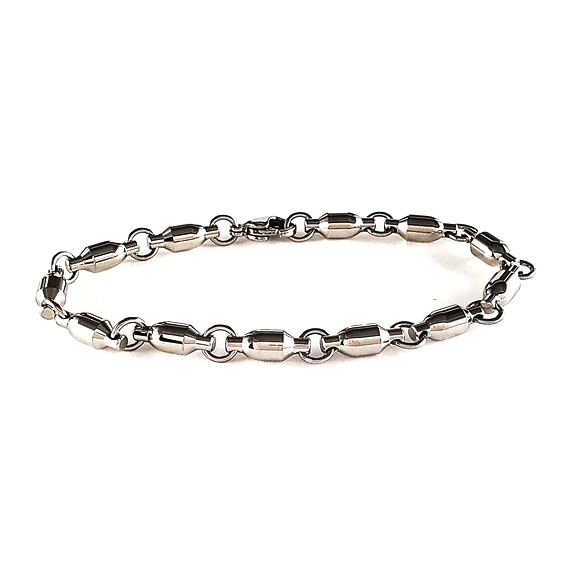 5MM Stainless Steel Swivel Bracelet 8.5"