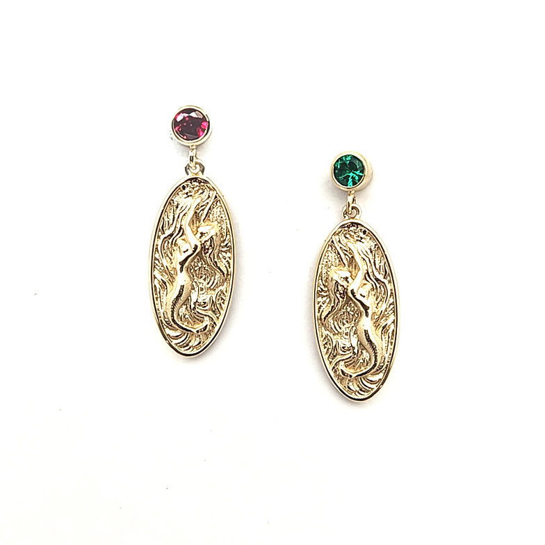Fairform Flyer 14KY 20mm Starboard/Port Earrings
