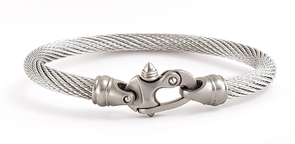 Live Wire 6.5mm Cable Bracelet with Mariner's Clasp®