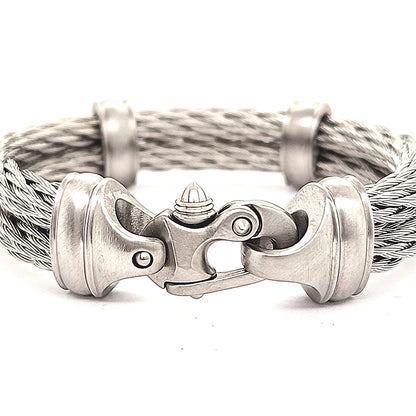Nouveau Braid® 6.5mm Double Cable Bracelet with Mariner's Clasp®