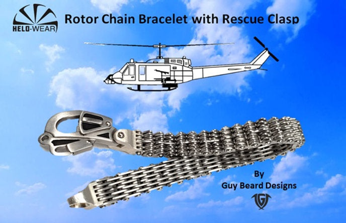 The Helicopter Rotor Chain and Rescue Clasp Bracelet