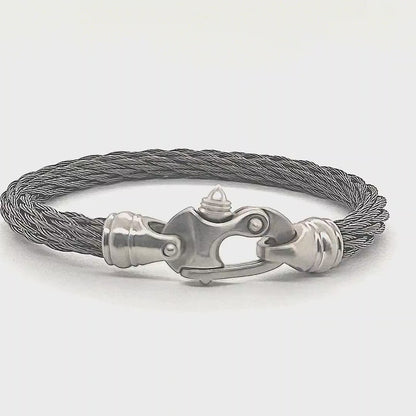 Nouveau Braid® Cable 6.5mm Bracelet with Mariner's Clasp®