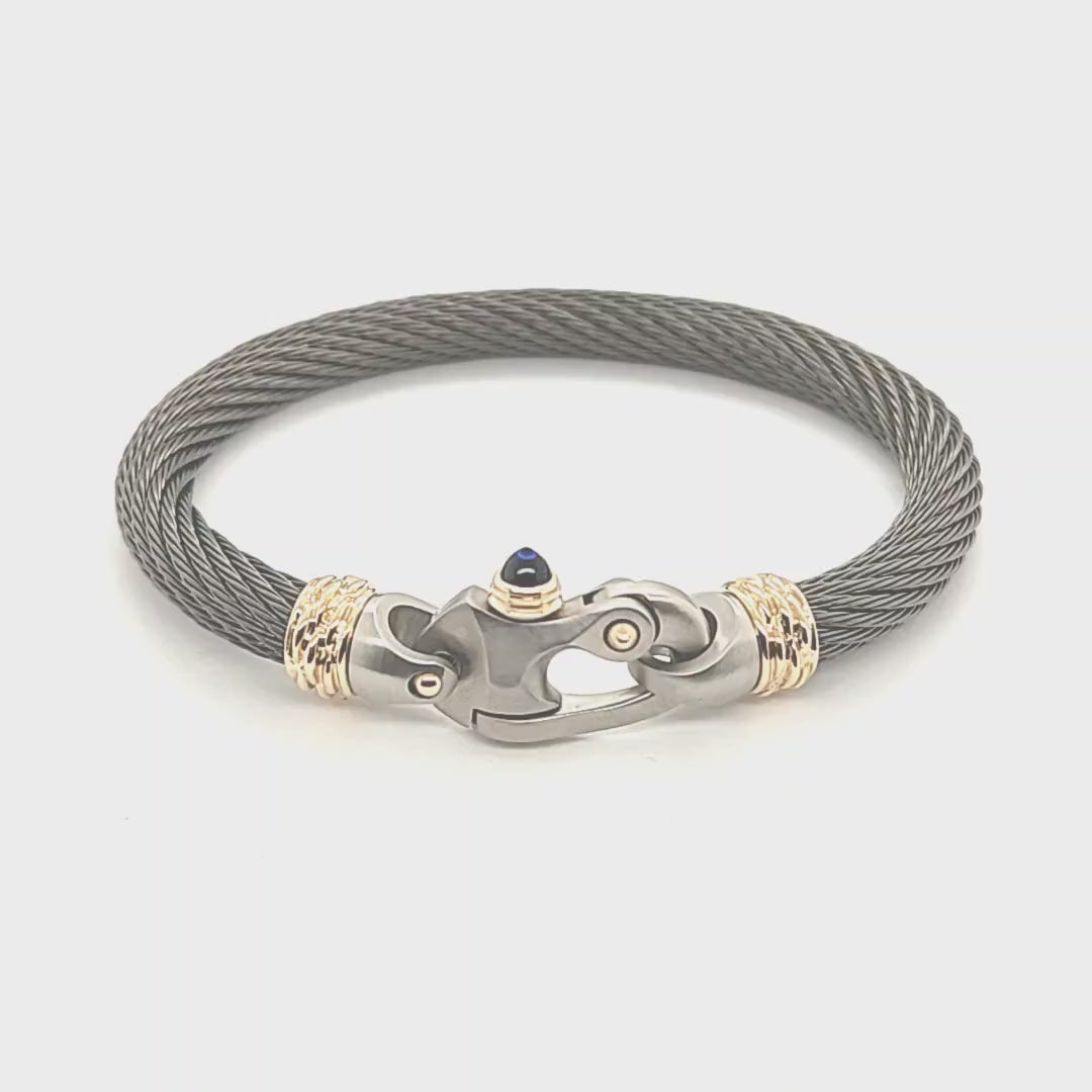 Live Wire 6.5mm Cable Bracelet with Mariner's Clasp® – Guy Beard