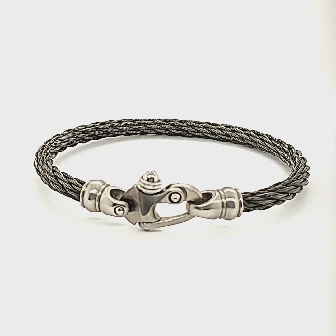 Nouveau Braid® 4.5mm Cable Bracelet with Mariner's Clasp