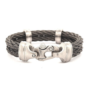Nouveau Braid® 6.5mm Double Cable Bracelet with Mariner's Clasp®
