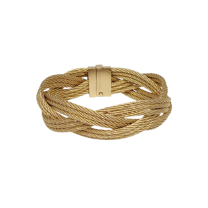 14K Gold Braided Cable Bracelet B29 - Call for Quote